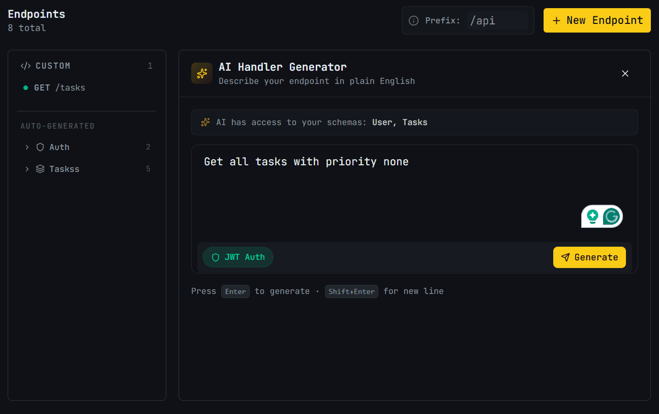Create custom Routes